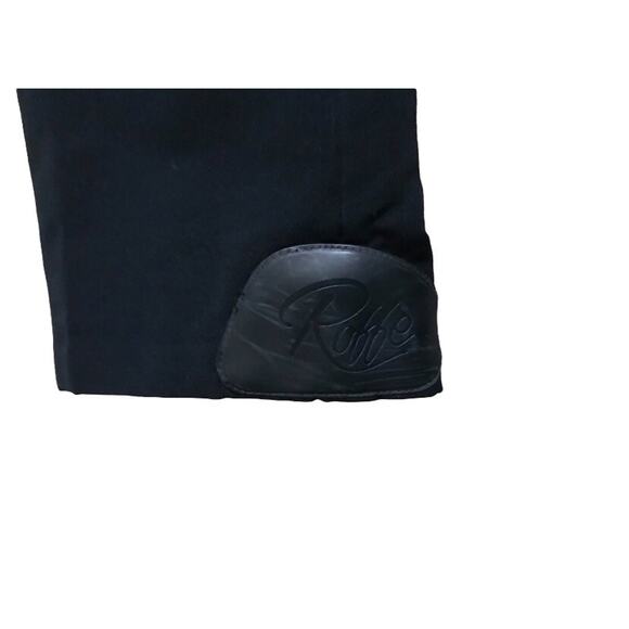 ROFFE Schoeller Womens Size 10 Long Vintage Black Wool Blend Boot Cut Ski Pants - Picture 4 of 8